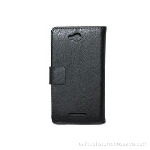 Book Style Sony Cell Phone Cases, Xperia C S39h Brown PU St